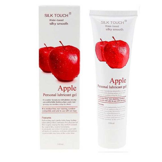 Лубрикант на водній основі Silk Touch "Яблуко" 100 мл | Зображення 1
