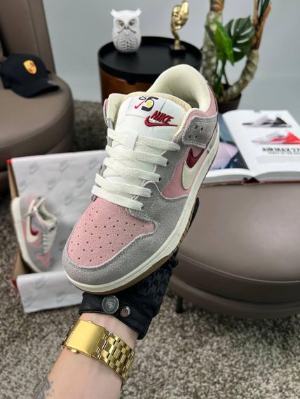 Кросівки SB Dunk Low SE “85 Double Swoosh Grey Pink White , В'єтнам 40 25.5 | Зображення 5