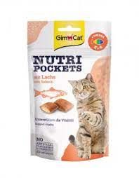 Снеки Для кішок Gimborn GimCat Nutri Pockets Лосось + Омега 60 г. 60 г