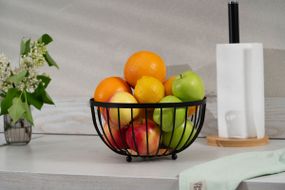 Кошик для фруктів Ardesto Midori AR-0904-B 25х25х13 см чорний