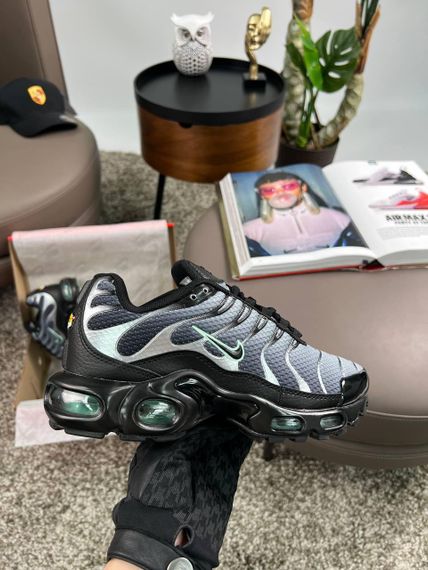 Кросівки Air Max Plus Grey Black Silver , текстиль , В'єтнам 40 25.5 см | Зображення 6