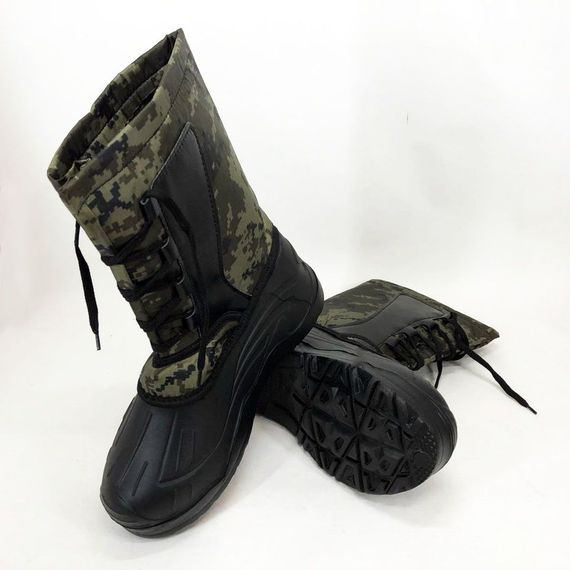 Чоботи чоловічі утеплені 44р 29см, чоботи гумові зимовий утеплювач, черевики | Зображення 4