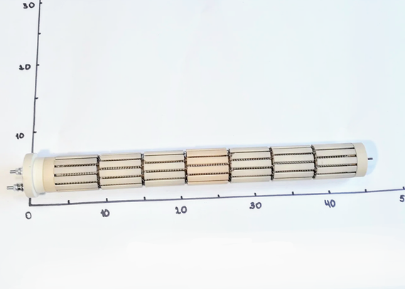 Сухой стеатитовый керамический тэн для бойлера 2400W Электрон-Т (Украина) | Зображення 1