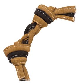 Іграшка для собак DoggyMan Leather Rope Bone, 25 см