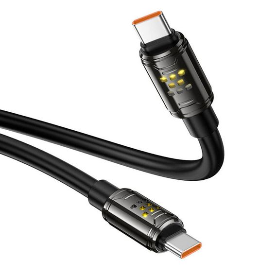 Кабель Hoco U143, Type-C-Type-C, 27W, довжина 1.2м, Black | Зображення 3