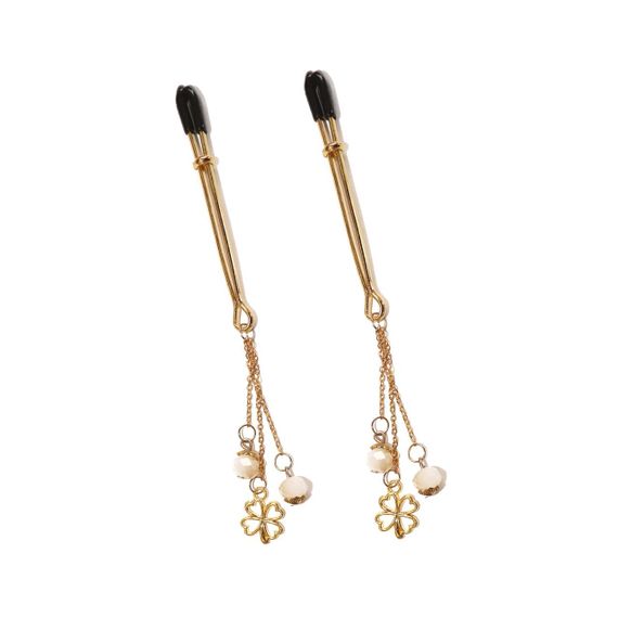 Зажимы для сосков Art of Sex - Nipple Clamps Golden Clover sexstyle