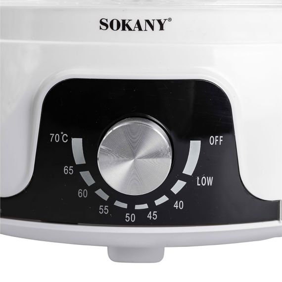 Сушарка для фруктів та овочів електрична 350 Вт 5 лотків Sokany SK-10072 | Зображення 5
