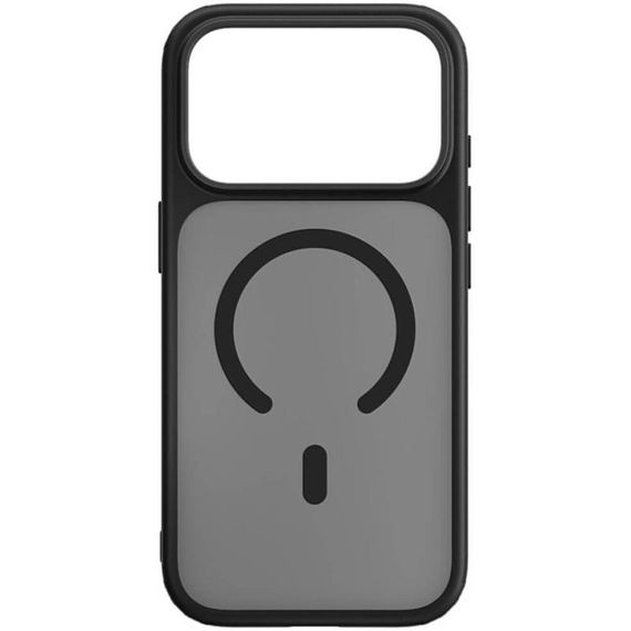 TPU+PC чохол Blueo Skin Friendly Frosted with MagSafe для Apple iPhone 17 Pro Max (6.9") Чорний | Зображення 1