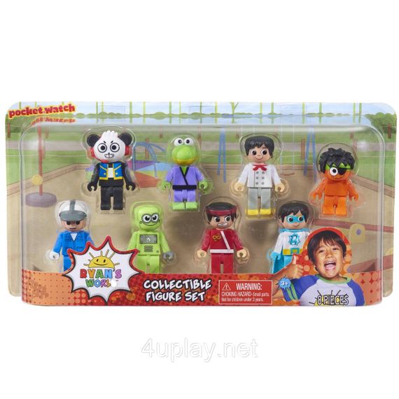Набор мини-фигурок Just Play Ryan's World 8-Piece Mini Collectible Figure Set | Зображення 2