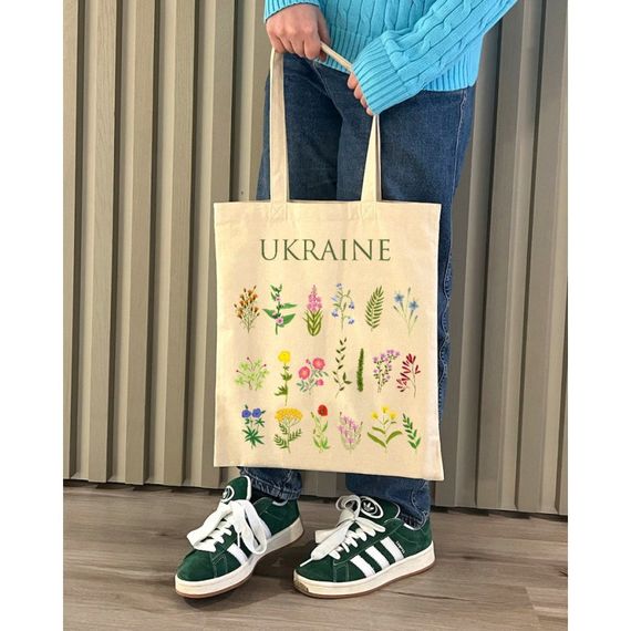 Екошопер BookOpt BK4083 Польові квіти, бежевий | Зображення 7