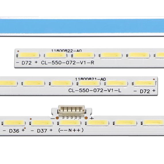 LED підсвітка Philips TV 55" CL-550-072-V1-L CL-550-072-V1-R NS-GJ550A922-Y NS-GJ55OA922-Y 11800821-A0 2шт. | Зображення 1