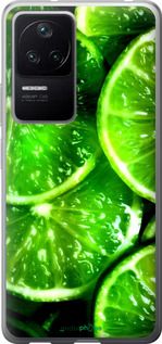 Чохол на Xiaomi Redmi K40S Зелені часточки лимона "852u-2582-2448"