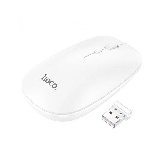 Миша бездротова HOCO GM15, 1600DPI, 2.4GHZ, White, Box | Зображення 2