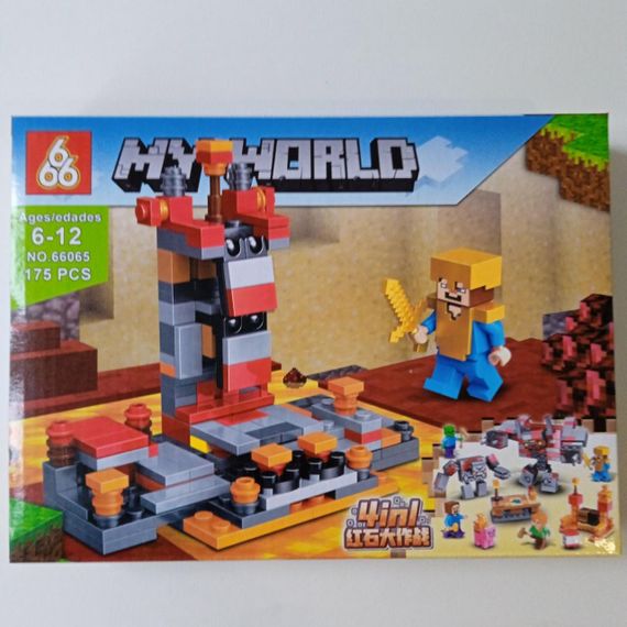 Конструктор Майнкрафт MY WORLD MINECRAFT 66065 176 деталей | Зображення 1