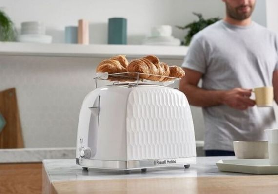 Тостер Russell Hobbs 26060-56 Honeycomb White | Зображення 5