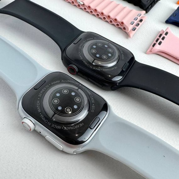 Розумний годинник Smart Watch 10 + 8 ремінців (Чорний) UA | Зображення 5