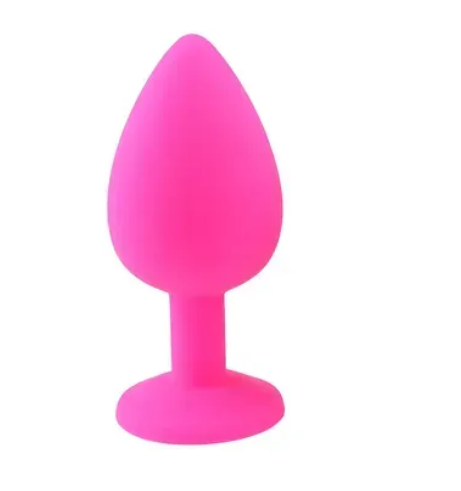 Силиконовая анальная пробка с кристаллом SKN KSIL-03S ( размер S ) sexstyle | Зображення 1