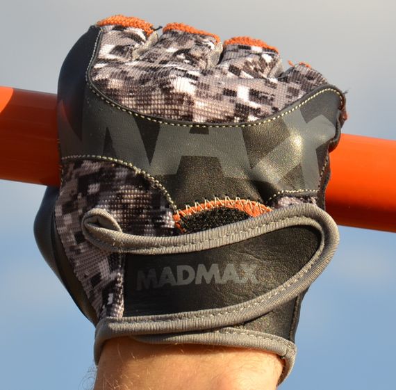 Рукавички для фітнесу MadMax MFG-831 Mti 83.1 Grey/Digital Camo L | Зображення 9