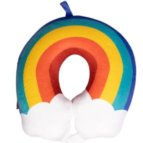 Подушка для шеи Rainbow U-образная, синий HP-56-13BL