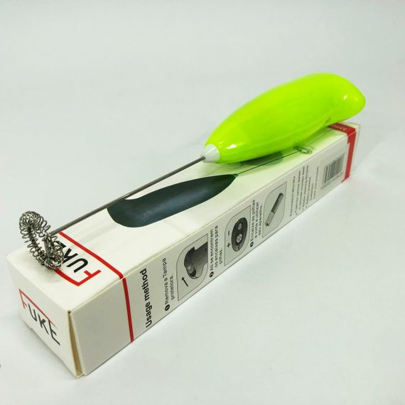 Міксер для вершків-капучинатор FUKE Mini Creamer для збивання молока, вершків. Колір: зелений | Зображення 1