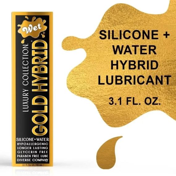 Лубрикант водно-силиконовый Wet Gold Hybrid, 89 мл sexstyle | Зображення 1