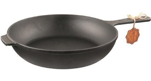 Сковорода- сотейник чавунна "Наша Майстерня" Ø28см з литою ручкою