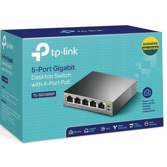 Комутатор мережевий TP-Link TL-SG1005P | Зображення 3