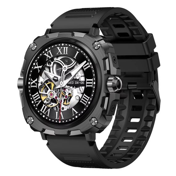 Розумний годинник Modfit Onyx Black Steel + ремінець в подарунок STOPPED