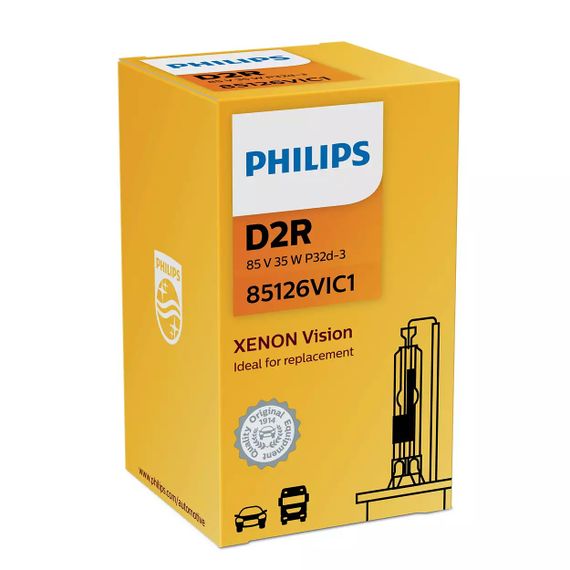 Ксеноновая лампа PHILIPS 85126VIC1 D2R 85V 35W P32d-3 Vision