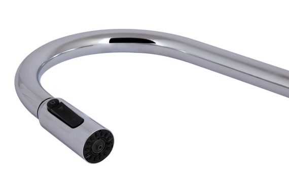 Змішувач для кухні Qtap Rozcesti з висувним виливом з підключенням для питної води QTROZ366CRM45938 | Зображення 3