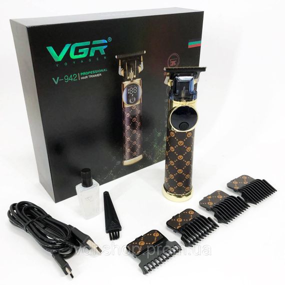 Тример для складної стрижки волосся VGR, Професійна машинка для стрижки волосся з насадками CB-68 | Зображення 8