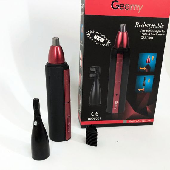 Тример Gemei GM-3001 для носа та вух, бездротова електробритва, тример для вусів, тример бездротовий | Зображення 1