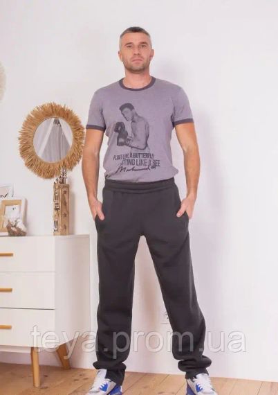 Спортивные штаны цвет темно-серый размеры L, XL, M, S, 3XL, XXL FI_004411
