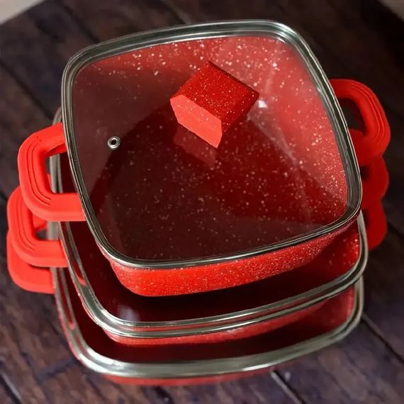 Набір посуду з гранітним покриттям Berlinger Haus Metallic Line - 10 предметів (234576848_2609) | Зображення 5