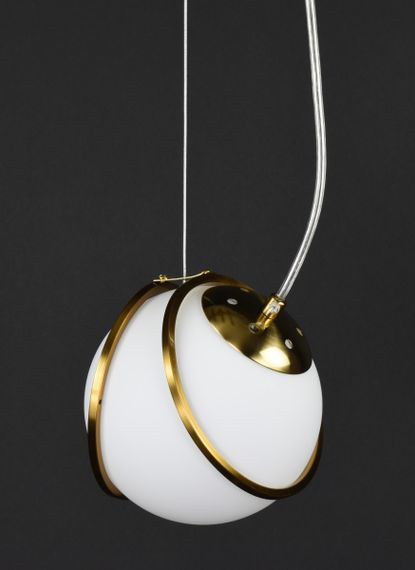 Люстра підвісна на 1 лампочку 27905 Латунь 20-90х15х15 см. | Зображення 3