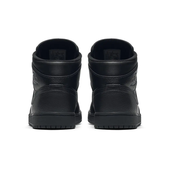 Кросівки Air Jordan 1 Mid Triple Black 40 554724-091 | Зображення 2