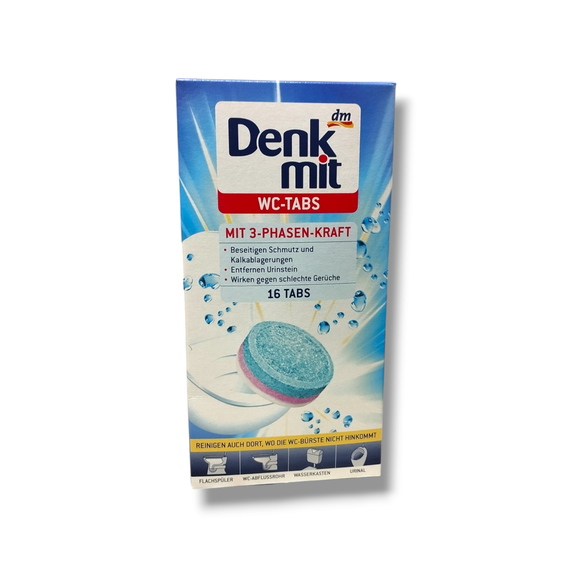 DenkMit Таблетки антикальк для очищення унітазу 16шт