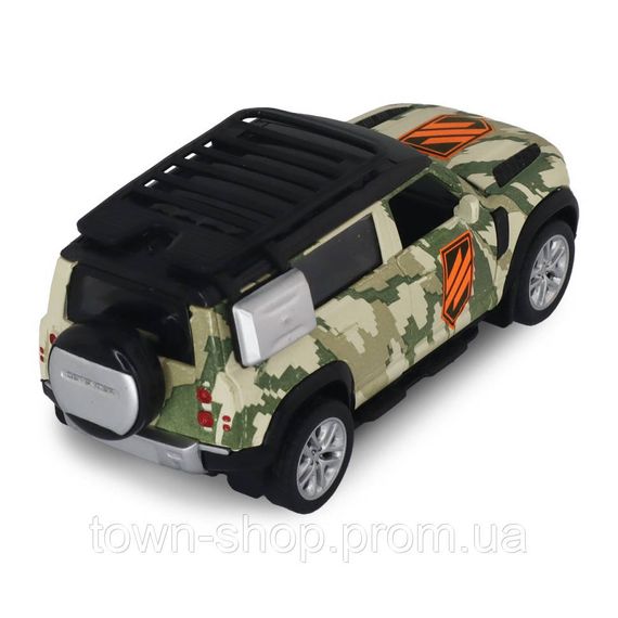 Автомодель серии "Шевроны Героев" Land Rover Defender 110 "3 ОШБр" TechnoDrive 250363M2 масштаб 1:39 | Зображення 4