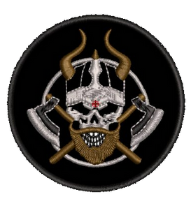 Шеврон Викинг Череп