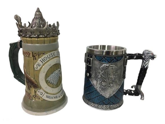 Подарунковий набір Кухоль Game Of Thrones House Stark Гра Престолів Дім Старків і King In The North Король