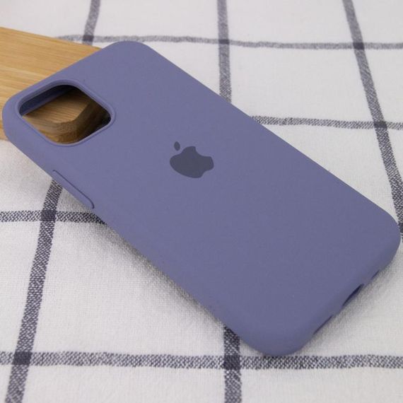 Чохол Silicone Case Full Protective (AA) для Apple iPhone 13 Pro Max (6.7") Сірий / Lavender Gray | Зображення 1