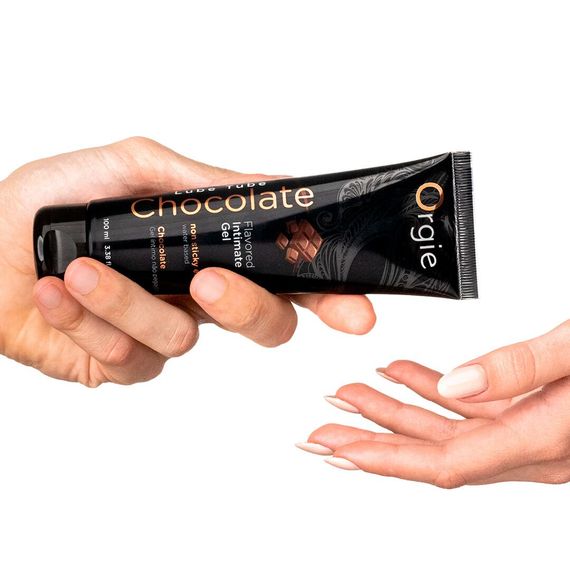 Лубрикант на водній основі Orgie Lube Tube Chocolate, 100 мл, зі смаком та ароматом шоколаду | Зображення 1