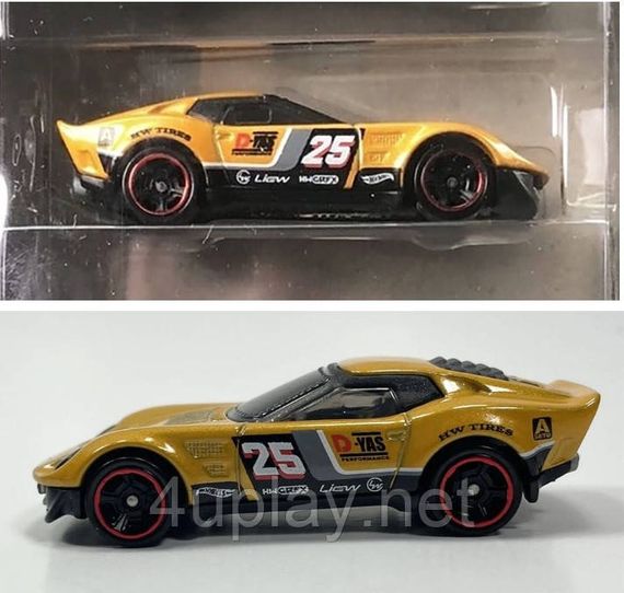 Hot Wheels Retro Racers Подарунковий набір з 5-ти гоночних ретро автомобілів Хот Вілс | Зображення 3