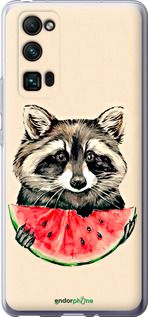 Чохол на Huawei Honor 30 Pro Єнотик з кавуном "4605u-1920-2448"