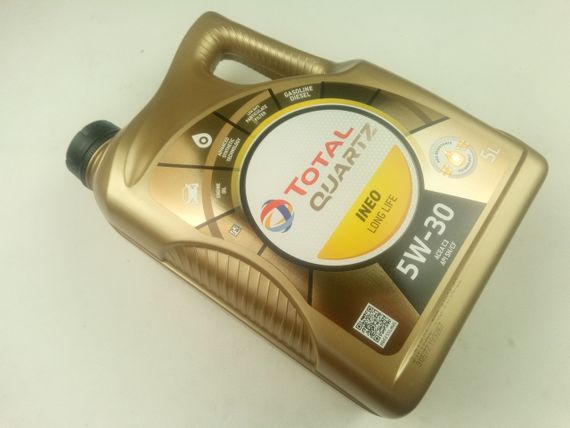Олива моторна 5W-30 синтетична TOTAL Quartz INEO LONG LIFE 5 л. (181712) | Зображення 2