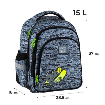 Рюкзак шкільний GoPack Education 2606S-5 Graffity (GO25-2606S-5) | Зображення 7
