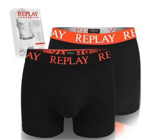 Чоловічі анатомічні труси боксери Replay (2 шт) | Зображення 1