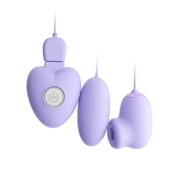 Секс масажери "Flirting vibrator", колір фіолетовий, 10 режимів вібрації Sex Aura | Зображення 2