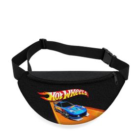 Детская сумка-бананка Hot Wheels 32х15 см на пояс или через плечо (5900)