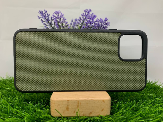 Чехол Google Pixel 4 ткань оливковый